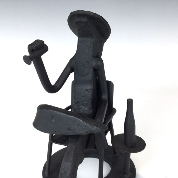 Wine Drinker in Chair Railroad Spike - Image 2
